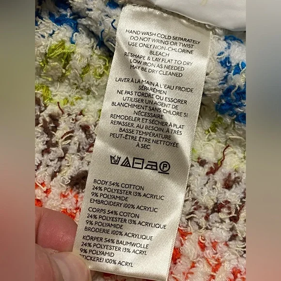 Free People “Terry Towel Cardi” Chunky Button Up RARE Size Small - Picture 12 of 16